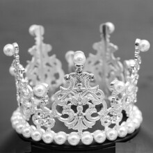 Couronne décorative en alliage pour gâteau, 8,5 cm