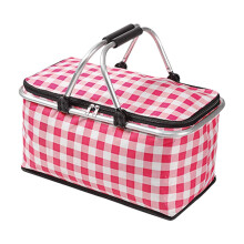Cesta de picnic térmica plegable de 47x27x22 cm.