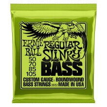 Ernie Ball Regular Slinky Nickel Wound Electric Bass Strings 50-105 Gauge