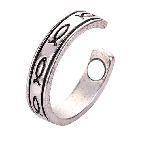 Women's Adjustable Retro Magnetic Ring