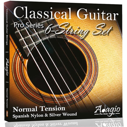 Adagio Pro CLASSICAL Guitar Strings - Normal Tension Nylon - Full Pack/Set