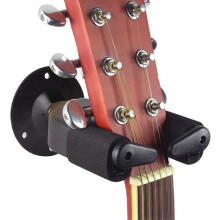 Surplex Guitar Wall Mount, Auto Lock Wall Mountable Universal Guitar Hanger with Base, Guitar Hook Holder Stand, Acoustic, Electric, Classical, Bass