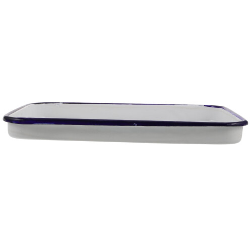 Plaque de cuisson en émail blanc 13 x 9 pouces