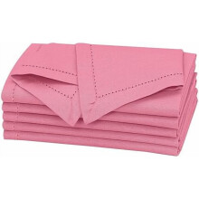 Servetter i linne och bomull, 12-pack, 50x50 cm, hålsöm