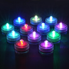 AMFUN 12PCS LED Decorative Candle Light, Multicolor, Plastic, Waterproof, LED, Modern/Vintage Style