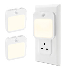 Night Light Plug in Wall,(2 Pack) Dusk to Dawn Sensor,Warm Light Design with Adjustable Brightness,ON/Off/AUTO Modes,Intelligent Sensing.Night Light