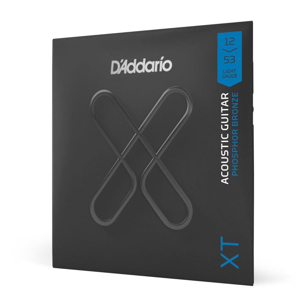 D'addario Acoustic Guitar Strings, Xt Phosphor Bronze Coated, Xtapb125