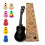 CB SKY 21" (53cm) Soprano Ukulele for Kids/Beginners - Black 1