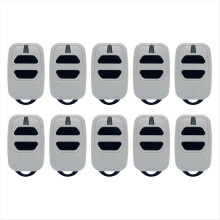 10 Pcs 2 Button Garage Door Remote Control 433.92MHz Rolling Code for GT4 GTI2 GTI4 Series Handheld Transmitter