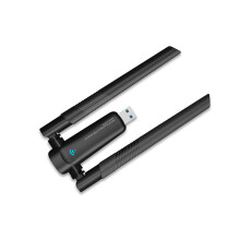 1800Mbps WiFi 6 USB Adapter 5GHz 2.4GHz Wireless Network Card High Gain Antenna for Fast Stable Connection