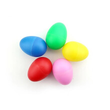 5 PCS Rasseleier,Egg Shakers for Babies,Musical Eggs Shakers,Egg Shakers with Miniature,Colorful Maracas Egg Shakers,Colorful Percussion Musical Egg