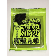 Ernie Ball Regular Slinky Electric Guitar Strings - includes 6 free plectrums