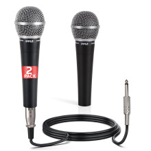 Pyle Dynamic Cardioid Microphone, Unidirectional XLR Mic with Built-in Pop Filter, 450 cm Cable, Wide Frequency Response, Rugged Build, For Gaming Se