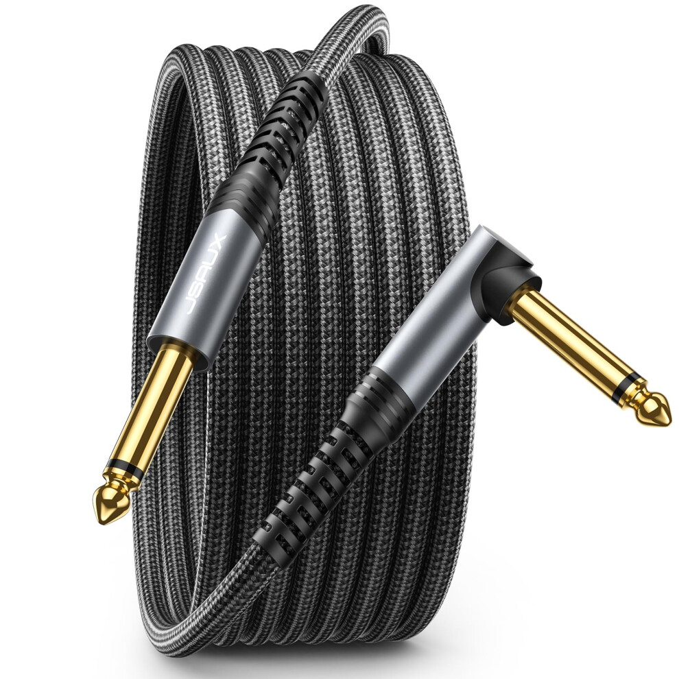 Jsaux Professional Guitar Cable 1M, Braided Guitar Lead Instrument Cab