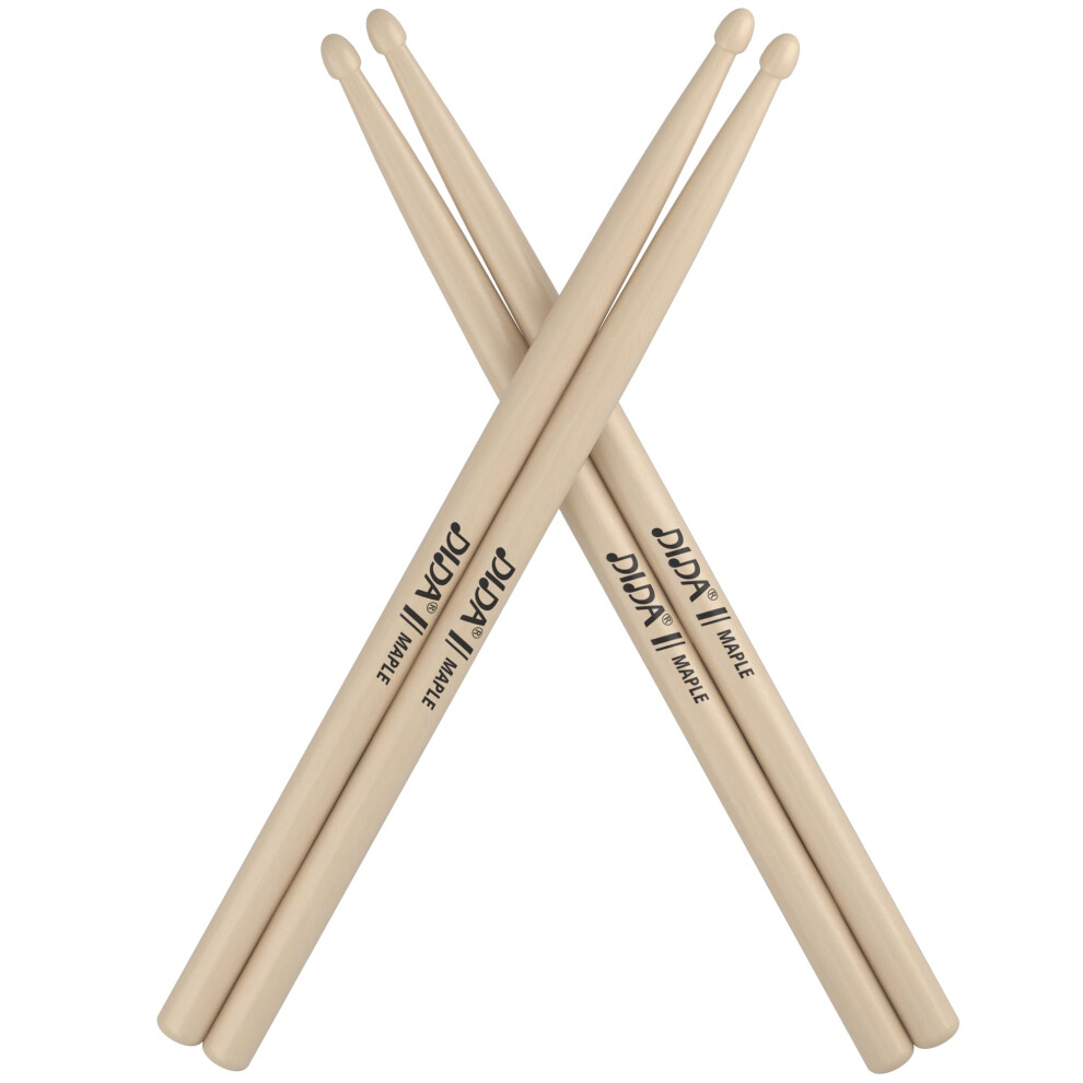 Dida Drumsticks For Kids, 12 Inch Maple Wood Drum Sticks, Musical Instrumen