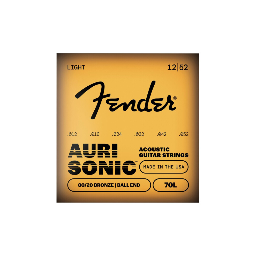 Fender 80/20 Bronze Acoustic Strings