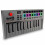 RockJam 25-Key Rechargeable USB MIDI Keyboard Controller – Mini Piano Keyboard with Velocity-Sensitive Pads, Synth Controller, Bluetooth/Wired MIDI, 1