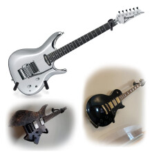 BEMTE Guitar Wall Mount Bass Display Rack Horizontal Hanger (Electric Guitar/Ukulele)