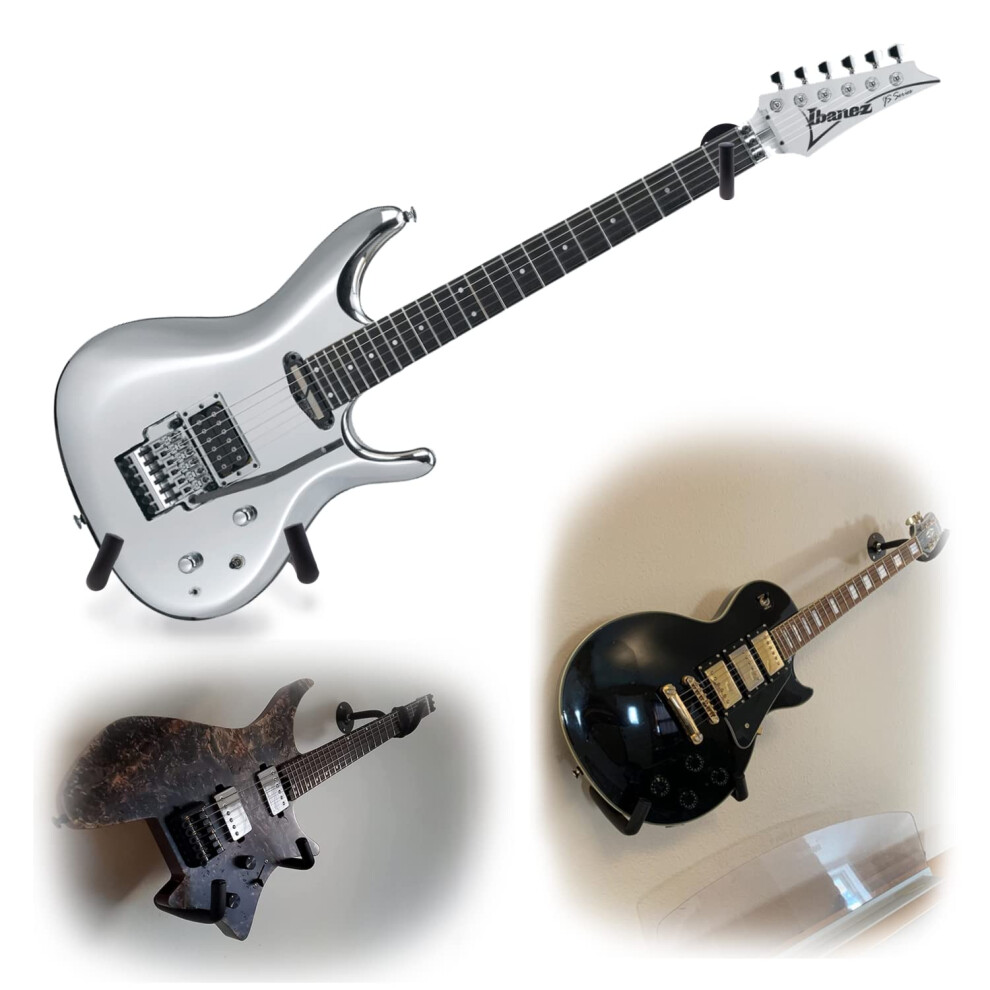 Bemte Guitar Wall Mount Bass Display Rack Horizontal Hanger (Electric