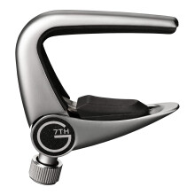 G7th Newport Silver Banjo Capo - Lightweight with Adjustable Tension Control - Capo for Banjos, UK Designed