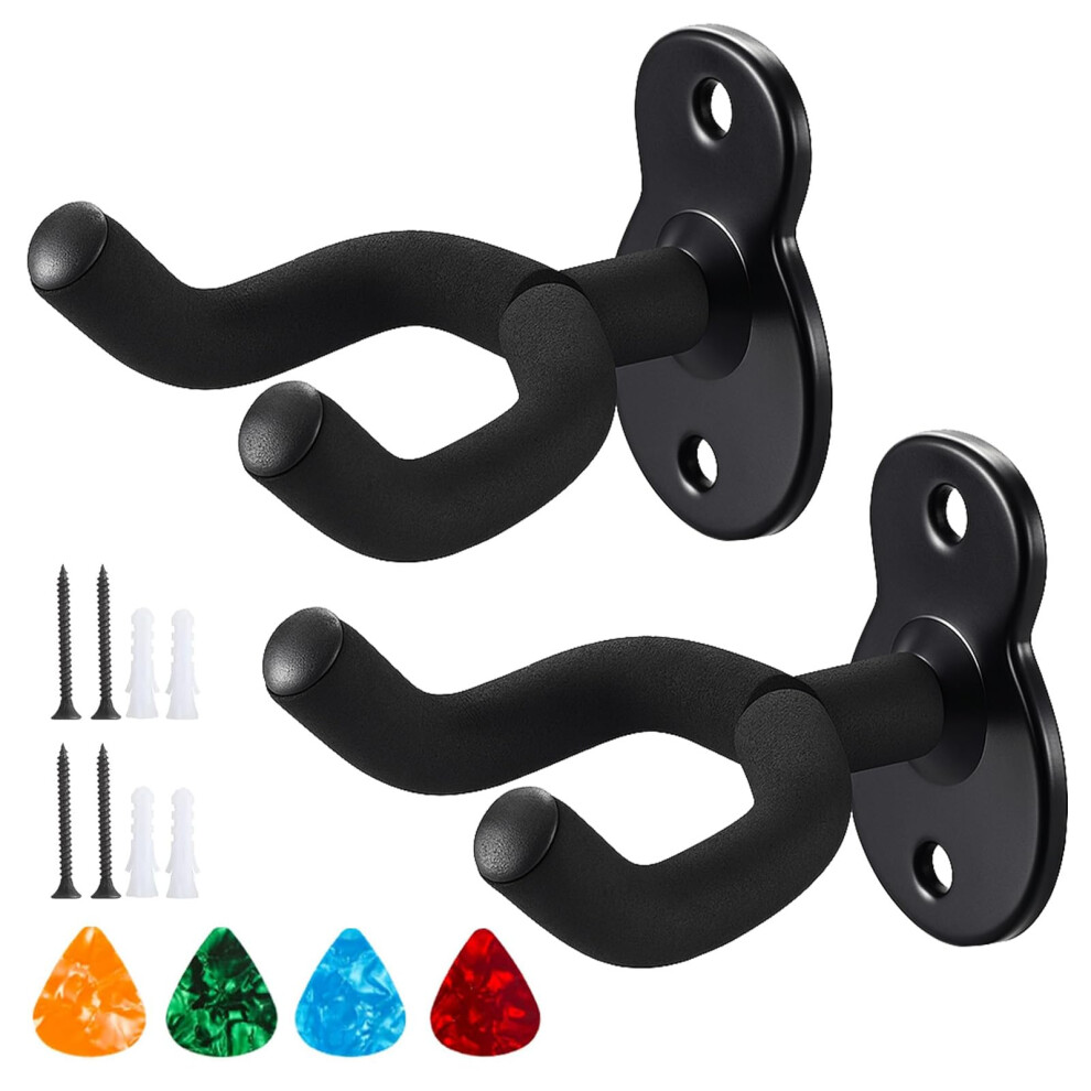 Admygo Guitar Wall Mount,U-Shaped Guitar Wall Hanger Mount,Ukulele Han