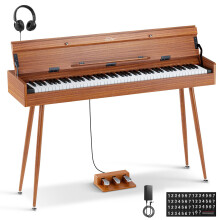 Eastar EUP-100 Digital Piano 88 Key Weighted Keyboard Full Size, Home