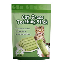6pcs Cat Grass Teething Stick,Cat Grass Chew Stick,Cat Dental Sticks,Chew Sticks, Dental Toy,Catnip Chew Sticks for Indoor Cats,Catnip Toys Sticks fo