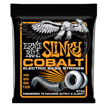 Ernie Ball Hybrid Slinky Cobalt Electric Bass Strings - 45-105 Gauge