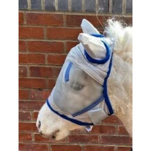 Ruggles Shetland Miniature Section A Fly Mask | Horse & Pony Eye Protection Mini Small & Large | Fleece Lined (Shetland S-Without Nose)