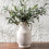 Off-white keramisk vase med håndtak, 30 cm 1