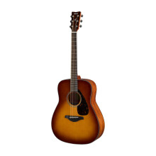 Yamaha FG800 the iconic beginner's acoustic guitar with an authentic sound for adults and teenagers, 4/4 wooden guitar in sand burst