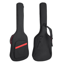 HOHIYO Bass Guitar Bag 6mm Padding Waterproof Electric Bass Case, Electric Bass Gig Bag Backpack with Neck Protector Strap and Pockets, Adjustable Sh