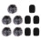 COMNICO 10 Pack Lapel Headset Microphone Windscreen Foam Cover Set Mini MIC Furry Windscreen Pop Filter for Lavalier Lapel Microphone Shield Protecti 1