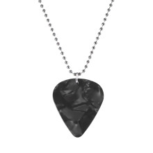 Novstuf Guitar Pick Necklace Personalised Guitar Picks Pendant Necklaces Men's Rock Punk Chain Jewellery Gifts for Men Women Music Lovers