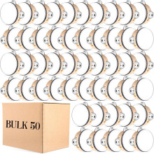 Lukmaa 50 Pcs 4 Inch Wedding Tambourine Bulk Drum for Adults Hand Held Percussion Gift Wood Metal Jingles Musical Educational Drum Instrument for Chu