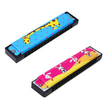 2 Pcs Harmonica Kids,Kids Harmonica Set,Blue Giraffe and Pink Rabbit Harmonicas,Musical Instruments for Beginners,Educational Toys for Children Music