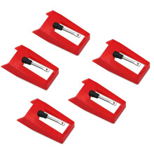 YANAJIAJIA 5 Pack Record Player Needle, Premium Replacement Stylus for Vinyl Turntables, Universal Spare Parts for Home Audio Systems and Modern LP P