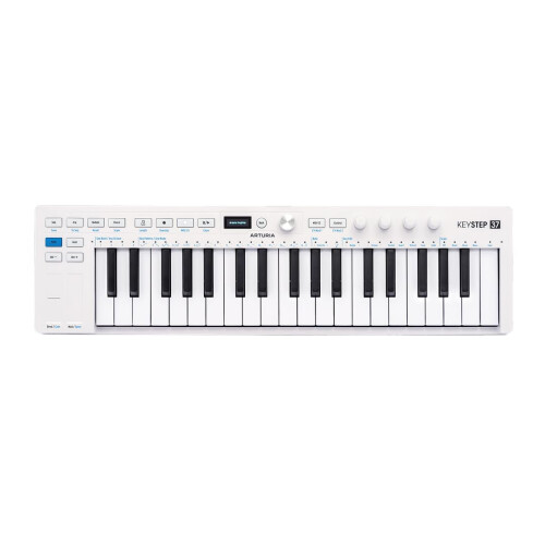 Arturia - Keystep 37 MK2 - Portable MIDI Controller, Sequencer and Arpeggiator - 37 Slimkeys, OLED Display, Polyphonic Step Sequencer, 16-Mode Arpegg