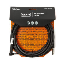MXR DCIS15R Cable - 15ft - 1.5m - 4.6m - Instrument Cable Right Angle - Each