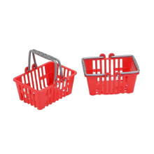 10 mini cestini per la spesa, giocattoli per il gioco di ruolo, cestini per la spesa simulati in plastica, decorazioni in miniatura, accesso