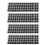 Nicear 4Pcs Arabic Keyboard Layout Stickers,Universal Keyboard Replace 1