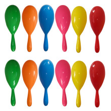 AOVNA 12Pcs Maracas Shakers Plastic Musical Egg Shakers Mexican Fiesta Party Favors Musical Fun Party Decoration for Maracas Instruments Party