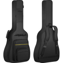 FREEAMG Acoustic Guitar Bag, 40/41/42 Inch Guitar Gig Bag with 5mm Thick Padding & Multi-Pockets, Water Rresistant Guitar Case for Acoustic Classical