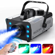 Fog Machine 1200W Smoke Machine with 6 RGB LED & Wireless Remote Contr