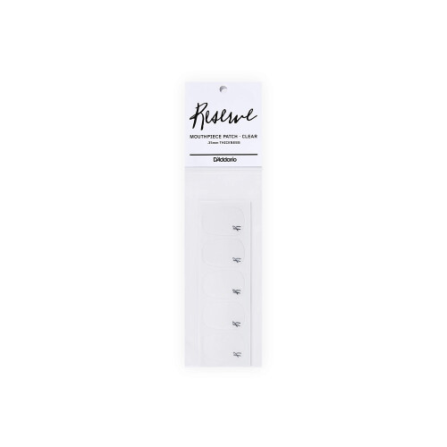D'Addario Reserve Mouthpiece Patch Clear, 5-Pack