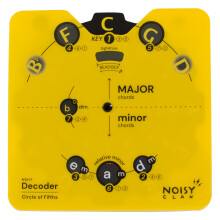 Circle of Fifths Wheel Tool with Built-In Stand - Music Learning Tool - Music Theory Chord & Key Decoder for All - Progressions, Scales & Keys - Tool