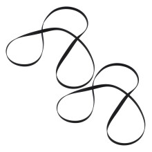Classicseali 2PCS Black Rubber Record Player,Turntable Drive Belt,Record Player Belt Replacement,for Most Belt-Driven Turntables, for AT-PL50 AT-LP60
