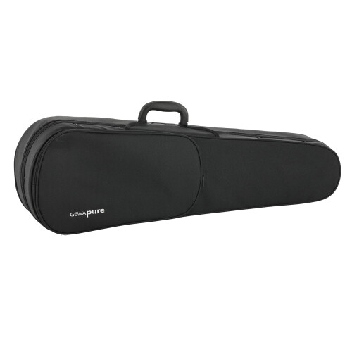 PURE GEWA Form Shaped Violin Case black with small music pocket 4/4