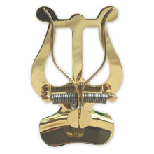 Soundman Marching Lyre for Trumpet, Cornet, Flugelhorn Clamp Bell Lyra Music Stand (Lacquered)
