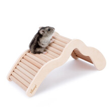 Niteangel Hamster Climbing Toy Wooden Ladder Bridge for Hamsters Gerbils Mice and Small Animals